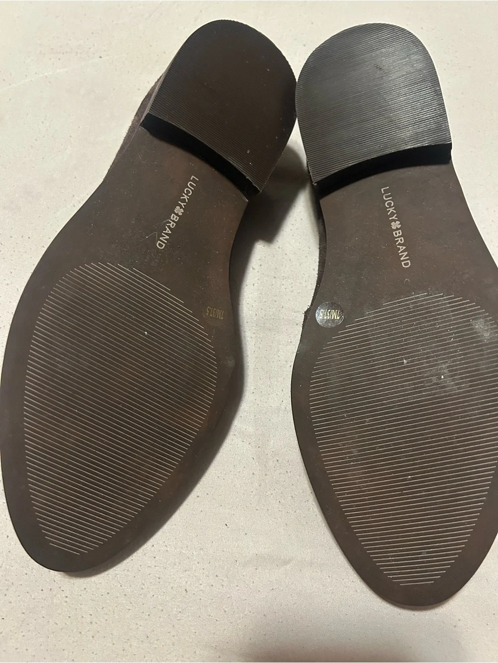 Lucky Brand brown suede